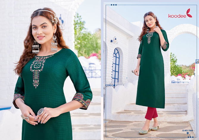 Raas 1 By Koodee 7001-7006 Designer Kurtis Catalog